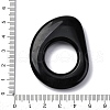Natural Black Obsidian Linking Rings G-U024-01-3