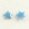 Pearlized Plated Opaque Glass Cabochons X-PORC-R139A-M-2