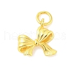 925 Sterling Silver Bowknot Charms with Jump Rings & 925 Stamp STER-P059-02C-G-1