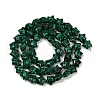 Synthetic Malachite Beads Strands G-Z080-A15-8mm-3
