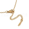 12 Constellation Stainless Steel Tarot Card Engraved Pendant Cable Chain Necklaces PW-WG94DCE-09-4