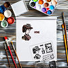 Custom Summer Theme PVC Plastic Clear Stamps DIY-WH0631-0544-2