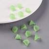 Frosted Acrylic Bead Caps MACR-S371-10A-733-7