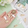 Beebeecraft 20Pcs 2 Colors Brass Pendants KK-BBC0011-26-3