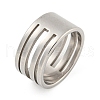 201 Stainless Steel Rings X-RJEW-A034-10P-1-1