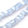 Electroplate Glass Beads Strands EGLA-J028-M-3