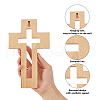 Wood Pendants FIND-WH0161-45-5