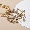 Plated Acrylic Beads MACR-YW0001-29G-6