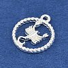Twelve Constellations Alloy Pendants PALLOY-Q006-01L-S-2