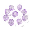 Transparent Glass Beads GLAA-D025-04G-1