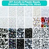 DIY Acrylic & Plastic Beads Bracelets Making Kits DIY-FS0006-42-2