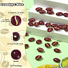 Acrylic Coffee Beads DIY-CJC0006-11-8