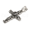 316 Surgical Stainless Steel Pendants STAS-E212-168AS-2