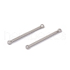 304 Stainless Steel Connector Charms STAS-G291-04B-P-2