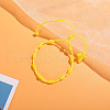 Cross Nylon Cord Braided Bead Bracelets WG2C716-16-1
