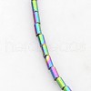 Electroplate Non-magnetic Synthetic Hematite Beads Strands G-J210C-05-1