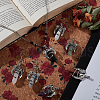 BENECREAT 15Pcs 15 Styles Natural & Synthetic Mixed Gemstone Double Terminal Pointed Pendants G-BC0001-51-5
