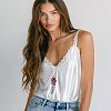 Bohemian Style Heart 201 Stainless Steel & Alloy & Glass Bead Tassel Pendant Necklaces for Women FS-WG72F44-04-1