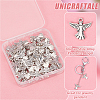 Unicraftale 50Pcs Tibetan Style Alloy Pendants FIND-UN0004-25-4