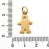 Boy 304 Stainless Steel Pendants STAS-M121-09G-3