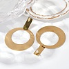 304 Stainless Steel Stud Earrings EJEW-G423-36G-3