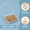 FIBLOOM 150Pcs Rack Plating Iron Heart Charms IFIN-FI0001-01-4