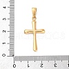 304 Stainless Steel Pendants STAS-L286-08G-3