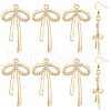 BENECREAT 8Pcs Brass Micro Pave CLear Cubic Zirconia Pendant
s FIND-BC0013-56-1