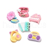 Cute Opaque Resin Decoden Cabochons RESI-S02-11-1