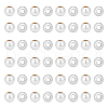 BENECREAT 50Pcs 925 Sterling Silver Beads STER-BC0002-12-1