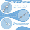 Plastic Imitation Pearl Non-slip Bra Straps FIND-FG00001-4