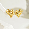 Stylish Heart Stainless Steel Stud Earrings LD8214-2-3