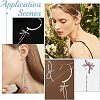 Unicraftale 40Pcs 2 Colors 316 Stainless Steel Ear Cuff Findings STAS-UN0037-75-6