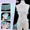   10M Polyester Pleated Lace Trim OCOR-PH0002-98-4