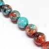 Synthetic Fossil Beads Strands G-L028-10mm-05-2