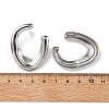 304 Stainless Steel Stud Earrings EJEW-D319-03P-5