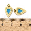 304 Stainless Steel Enamel Charms STAS-E550-70G-01-3
