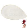 Linen Mini Hat Fascinator Base AJEW-WH0561-32C-1