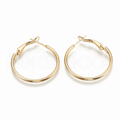 304 Stainless Steel Hoop Earrings STAS-S078-08-60mm-1