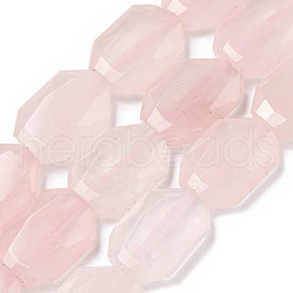 Natural Rose Quartz Beads Strands G-P544-B07-01-1