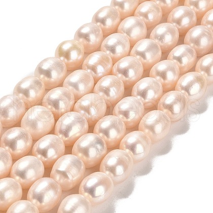 Natural Cultured Freshwater Pearl Beads Strands PEAR-E016-122-1
