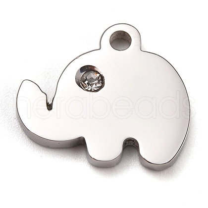 304 Stainless Steel Charms STAS-L245-004P-1