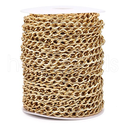 Aluminium Textured Curb Chains CHA-T001-45G-1