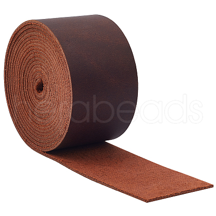 1.6M Flat AB Grade Cowhide Leather Cord AJEW-WH0007-59C-07-1