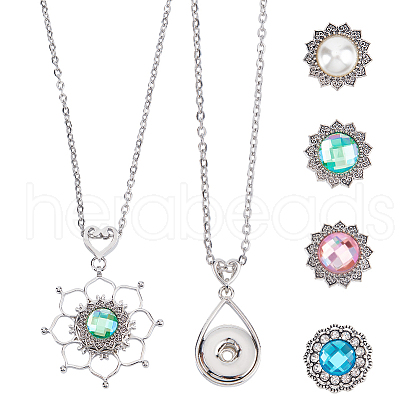  DIY Interchangeable Necklace Making Kit DIY-NB0008-20-1