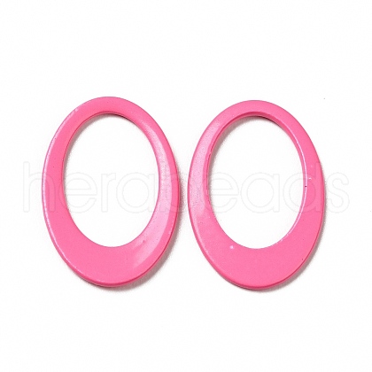 Spray Painted 201 Stainless Steel Linking Rings STAS-G304-05D-1