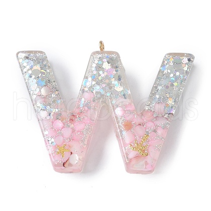 Resin Pendants RESI-B029-01P-W-1