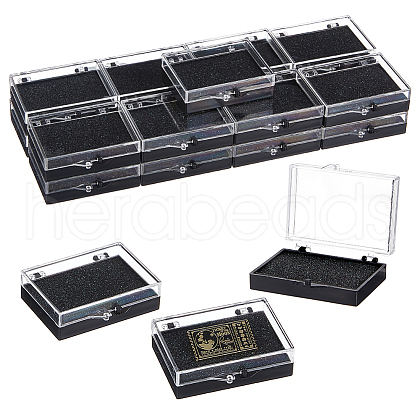 Plastic Badge Storage Gift Box CON-WH0099-05-1