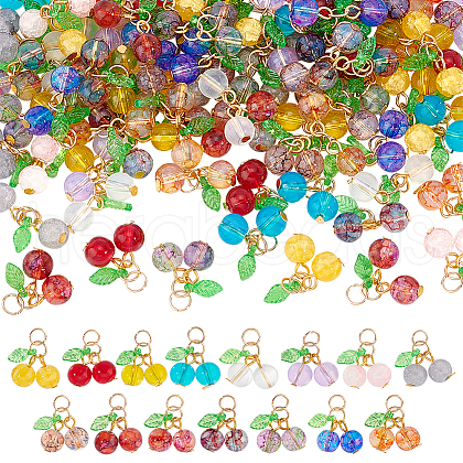 Cherry Glass Pendant PALLOY-PH01685-1