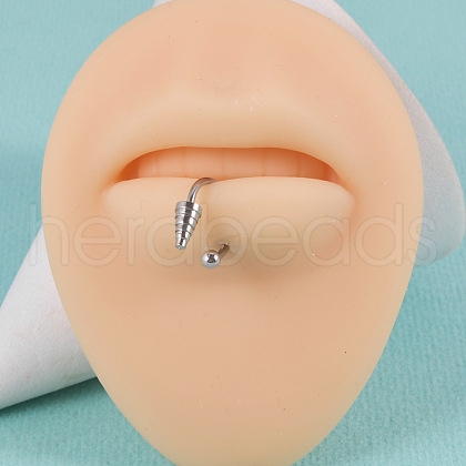 304 Stainless Steel Spike Cone Hoop Lip Rings FS-WG8FC2A-04-1